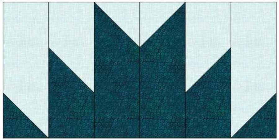 Quick Quilt Top – Delectable Mountains: Help us pick a design layout - D Mountain up and down blocks