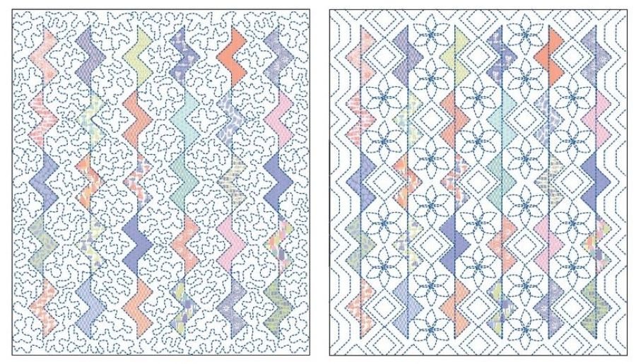 Quilting ideas for Seaside Breeze